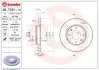 Диск гальмівний передн Лів/Прав CITROEN XSARA PEUGEOT 206, 206+, 306 1.1-1.9D 04.93 BREMBO (08735114) зображення 1