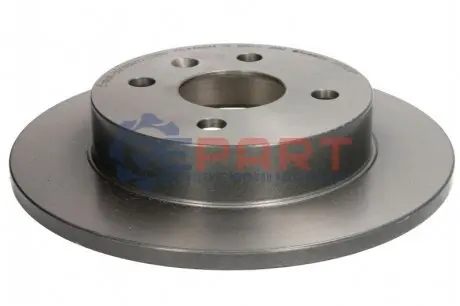 Фото Диск гальмівний (задній) Opel Astra G/H 98-/Meriva A 03- (239.8x10) BREMBO (08762611) зображення 1