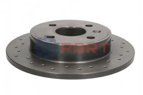 Фото Диск гальмівний (задній) Opel Astra G/H 98-/Meriva A 03- (239.8x10) BREMBO (0876261X) зображення 1