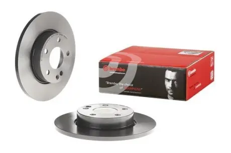 Диск гальмівний передн Лів/Прав MERCEDES A (W169) 1.5/2.0D 09.04-06.12 BREMBO 08867911