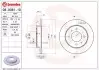 Диск гальмівний задн Лів/Прав HYUNDAI COUPE I, ELANTRA III, LANTRA I, LANTRA II, MATRIX 1.5-2.0D 10.90-08.10 BREMBO (08908110) зображення 1