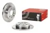 Диск гальмівний передн Лів/Прав DAIHATSU CUORE V, CUORE VI, CUORE VII, TREVIS 0.7/1.0 11.98 BREMBO (08913810) зображення 2