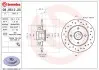 Диск тормозной (задний) Citroen C3/C4/Peugeot 207/307 05-(248.4х9) (d=30mm) (с подшипником) BREMBO (0895122X) изображение 1