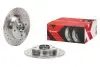 Диск тормозной (задний) Citroen C3/C4/Peugeot 207/307 05-(248.4х9) (d=30mm) (с подшипником) BREMBO (0895122X) изображение 2