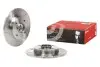 Диск тормозной (задний) Citroen C3/C4/Peugeot 207/307 05-(248.4х9) (d=30mm) (с подшипником) BREMBO (08951276) изображение 2