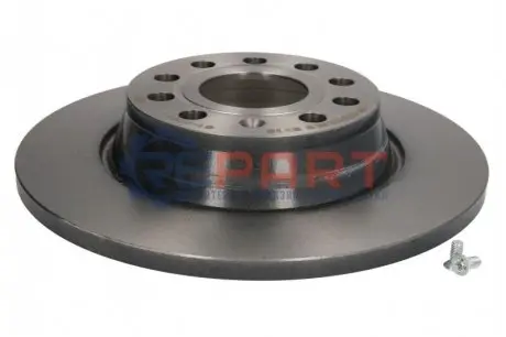 Диск гальмівний (задній) Audi A3/Skoda Octavia/Superb/VW Golf/Passat 03- (282x12) (з покр.) (повний) BREMBO 08A20211 Купити в Україні