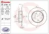 Диск гальмівний (задній) Hyundai Elantra/Sonata 11- (284x10) 08.A708.11