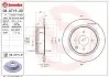 Диск гальмівний задн Лів/Прав NISSAN CUBE, TIIDA 1.5-1.8 01.03 BREMBO (08A71521) зображення 1