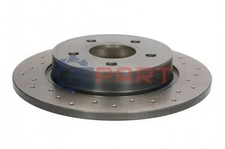 Фото Диск гальмівний (задній) Ford Focus III 10- (271x11) BREMBO (08A7251X) зображення 1