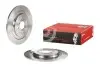Диск гальмівний задн Лів/Прав DAIHATSU CHARADE VIII TOYOTA YARIS 1.0-1.8 01.05 BREMBO (08.B044.10) зображення 2
