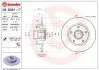 Фото Диск гальмівний (задній) Renault Megane III/Scenic III 08- (260x8)(з підшипником)(+ABS) BREMBO (08B39117) зображення 1