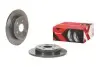 Високопродуктивний гальмівний диск задн HYUNDAI INSTER LEXUS ES, NX, UX TOYOTA C-HR, CAMRY, COROLLA CROSS, PRIUS, RAV 4 V, YARIS CROSS 1.2-Electric 07.14 BREMBO (08D4181X) зображення 2