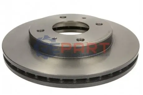 Диск гальмівний (передній) Mitsubishi Galant 87-04/Volvo S40/V40 95-00 (256x24) (з вентиляцією) BREMBO 09704311 Купити в Україні