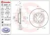 Диск гальмівний передн Лів/Прав CITROEN BERLINGO OPEL COMBO E TOUR / LIFE PEUGEOT PARTNER, RIFTER 1.2-Electric 01.18 BREMBO (09830321) зображення 1