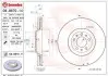 Диск гальмівний передн Лів/Прав CITROEN C5 III, C6 PEUGEOT 407, 607 2.0-3.0D 02.00 BREMBO (09867011) зображення 1