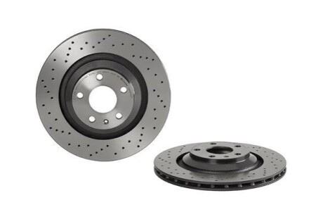 Диск тормозной перфорированный BREMBO 0988422X