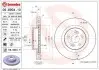 Диск гальмівний передн Лів/Прав RENAULT CLIO III, MEGANE II 1.6/2.0/2.0D 11.02-12.14 BREMBO (09890411) зображення 1