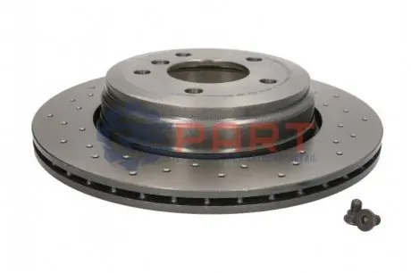 Фото Диск гальмівний (задній) BMW 5 (E60/E61)/6 (E64) 2.0-3.0i/2.0-3.0d 03-12 (320x20) M54/M57/N43/N46/N52 BREMBO (0994251X) зображення 1