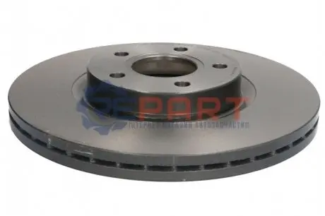 Фото Диск гальмівний (передній) Ford Kuga/Transit Connect 13- (300x25) PowerDisc BREMBO (09946811) зображення 1