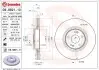 Диск гальмівний передн Лів/Прав RENAULT LAGUNA II 2.0-3.0 03.01-12.07 BREMBO (09982111) зображення 1
