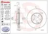 Диск гальмівний передн Лів/Прав MERCEDES E (W211), E T-MODEL (S211) 2.6-3.5 03.03-07.09 BREMBO (09A44711) зображення 1