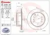 Диск гальмівний задн Лів/Прав HYUNDAI TERRACAN 2.5D/2.9D/3.5 11.01-12.06 BREMBO (09A45321) зображення 1