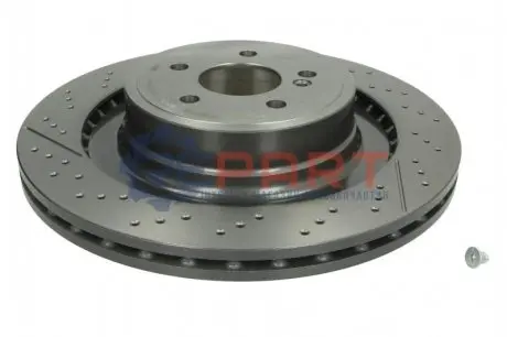 Диск гальмівний задн Лів/Прав MERCEDES C (C204), CLS (C218), CLS SHOOTING BRAKE (X218), E (W212), E T-MODEL (S212) 5.5/6.2/6.3 08.09- BREMBO 09A82211
