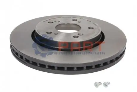 Фото Диск гальмівний (передній) Honda CR-V III-IV 2.0-2.2D-2.4 06- (293x28) (з покриттям) (вентильований) BREMBO (09A86611) зображення 1