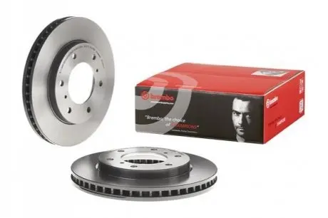 Диск гальмівний передн Лів/Прав FIAT FULLBACK MITSUBISHI L200, L200 / TRITON, PAJERO SPORT II 2.2D-3.5 11.05 BREMBO 09A86811