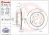Диск гальмівний задн Лів/Прав KIA SORENTO I 2.5D/3.3 08.02-12.11 BREMBO (09.B409.10) зображення 1