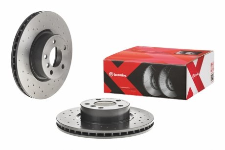 Диск тормознойPRZ XTRA BMW X3 F25 11- - 09.B570.1X (34106787490, 34106879122) BREMBO 09B5701X