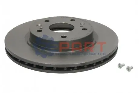 Диск гальмівний (передній) Suzuki SX4/Vitara 13- (280x22) (с покр.) (вент.) BREMBO 09C04711 Купити в Україні