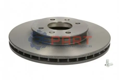 Диск гальмівний передн Лів/Прав HYUNDAI ACCENT IV, I20 I, I20 II KIA RIO II, RIO III 1.1D-1.6D 03.05 BREMBO 09C17111 Купити в Україні