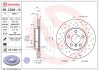 Диск тормозной (передний) BMW 2 (F45/F46) 14-(294x22) PRO (заменено на 92273105) BREMBO 09C3491X (фото 1)