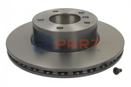 Диск гальмівний (передній) BMW 3 (E90-93) 04-13 (300x24) (з покриттям) PowerDisc BREMBO 09C64911