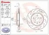 Диск гальмівний задн Лів/Прав OPEL ASTRA H, ASTRA J, ASTRA J GTC 1.4-2.0D 08.05 BREMBO (09C71121) зображення 1