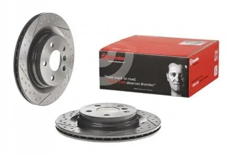 Диск гальмівний задн Лів/Прав MINI CLUBMAN (F54), COUNTRYMAN (F60) 1.5-2.0D 11.14 BREMBO 09C74321