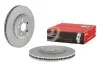 Диск гальмівний передн Лів/Прав LAND ROVER DISCOVERY SPORT, RANGE ROVER EVOQUE 1.5H-2.2D 09.14 BREMBO (09C98123) зображення 2