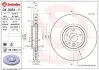 Диск гальмівний передн Лів/Прав JAGUAR F-PACE, XE, XF II, XF SPORTBRAKE 2.0-3.0D 03.15 BREMBO (09D06411) зображення 1