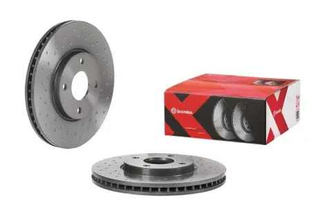 Гальмівний диск переднійЛів/Прав FORD ECOSPORT 1.0/1.5/1.5D 10.13 BREMBO 09D2161X