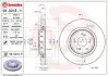 Диск гальмівний передн Лів/Прав HONDA CR-V III, CR-V IV 1.6D/2.2D 01.07-08.18 BREMBO (09D21811) зображення 1