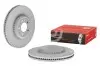 Диск гальмівний передн Лів/Прав LAND ROVER DEFENDER, DISCOVERY V 2.0-5.0 09.16 BREMBO (09D55023) зображення 2