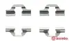 Тормозные колодки (монтажный набор) BREMBO (A02205) изображение 1