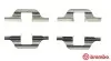 Монтажний набір гальмівних колодок SEAT CORDOBA, CORDOBA VARIO, IBIZA II, TOLEDO I VW CORRADO, GOLF II, GOLF III, GOLF IV, JETTA II, PASSAT B2, PASSAT B3/B4, POLO, POLO III 1.4-2.9 01.84-12.02 BREMBO (A02304) зображення 1