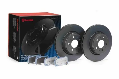 Гальмівний диск в зборі передн ((EN) discs and pads) TESLA MODEL 3 Electric 01.17 BREMBO KT08001