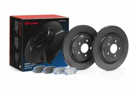 Гальмівний диск в зборі задн ((EN) discs and pads) TESLA MODEL 3 Electric 01.17 BREMBO KT08002