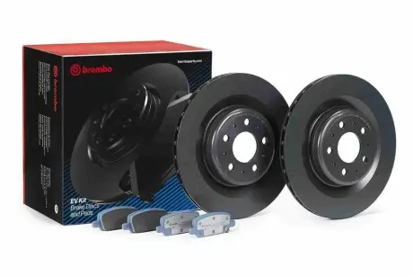 Гальмівний диск в зборі задн ((EN) discs and pads) TESLA MODEL Y Electric 07.21 BREMBO KT08004
