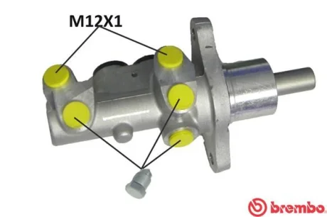 Головний гальмівний циліндр BREMBO M06027