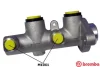 Главный тормозной цилиндр (20,64мм) CHEVROLET MATIZ, SPARK, SPARK/HATCHBACK, DAEWOO MATIZ, FSO MATIZ 0.8-1.0LPG 09.98- BREMBO (M15002) изображение 1