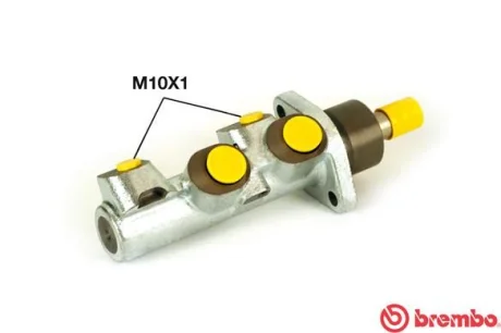 Головний гальмівний циліндр (22,2мм) FIAT PANDA, PANDA/HATCHBACK, LANCIA YPSILON 1.2-1.4LPG 10.03- BREMBO M23044